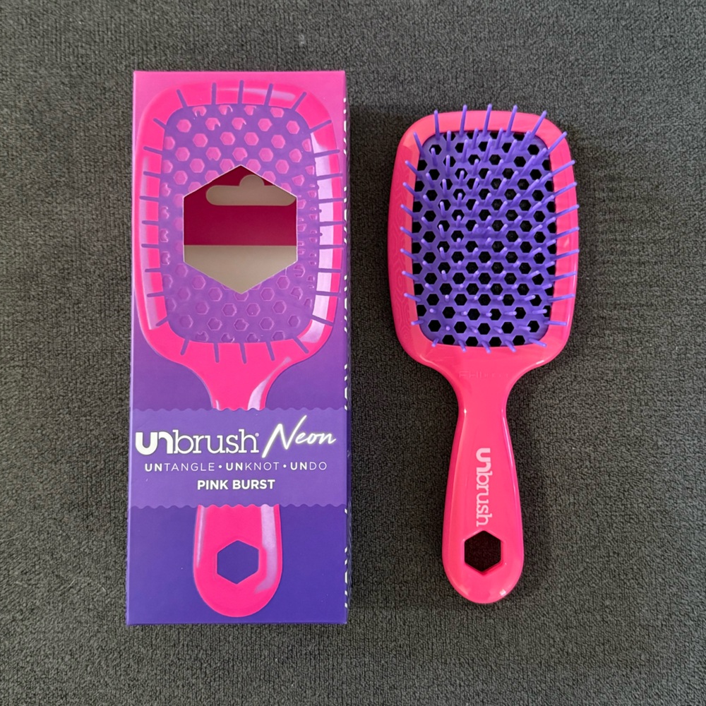 UNbrush Neon Detangling Hair Brush